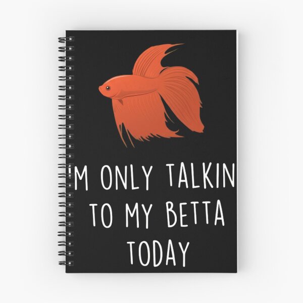 Item preview, Funny Red Betta Fish Lover - I'm Only Talking To My Betta Today designed and sold by haitrieuic96.