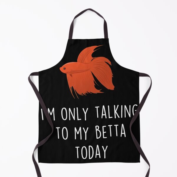 Item preview, Funny Red Betta Fish Lover - I'm Only Talking To My Betta Today designed and sold by haitrieuic96.