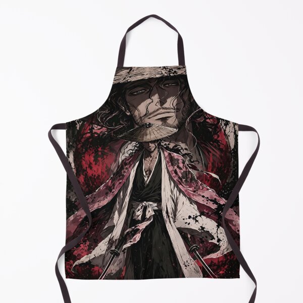 Item preview, Shunsui Kyōraku Bleach Anime Art – Dark Samurai Captain Aesthetic | Dual Sword Manga designed and sold by Dyan4.