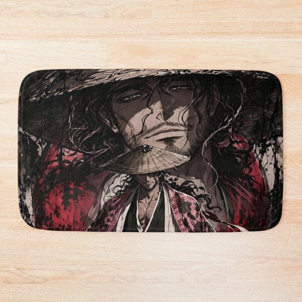Item preview, Shunsui Kyōraku Bleach Anime Art – Dark Samurai Captain Aesthetic | Dual Sword Manga  designed and sold by Dyan4.
