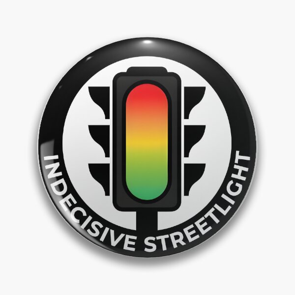 Item preview, Indecisive Streetlight Emblem designed and sold by octozap.