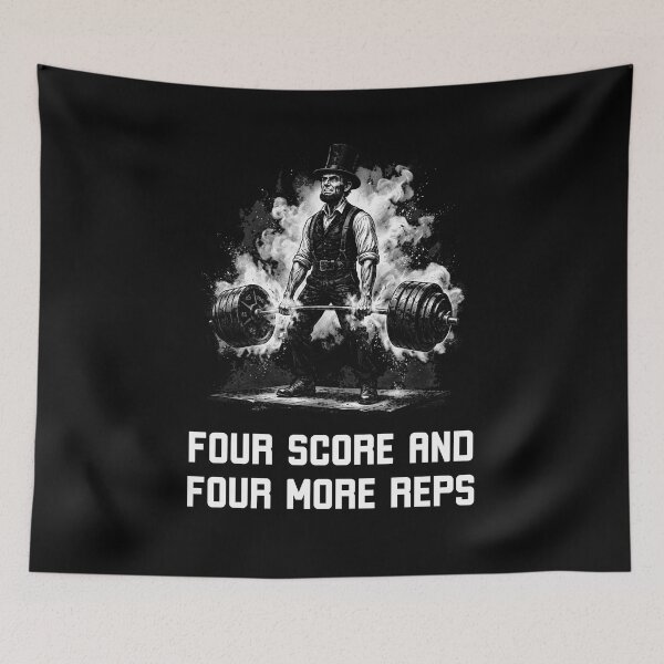 Item preview, Abe Lincoln Deadlift Gym Workout More Reps designed and sold by snowry.