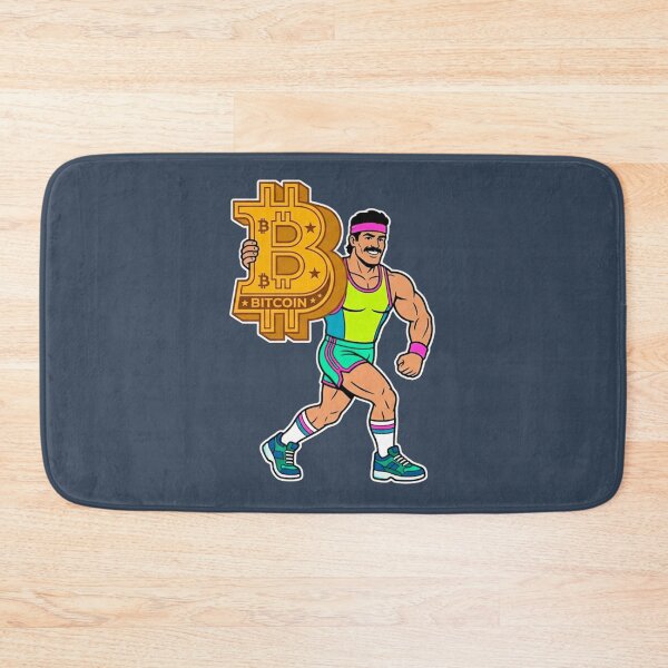 Item preview, Retro Bitcoin Gains - Crypto Gym Edition designed and sold by retrosharp pop.