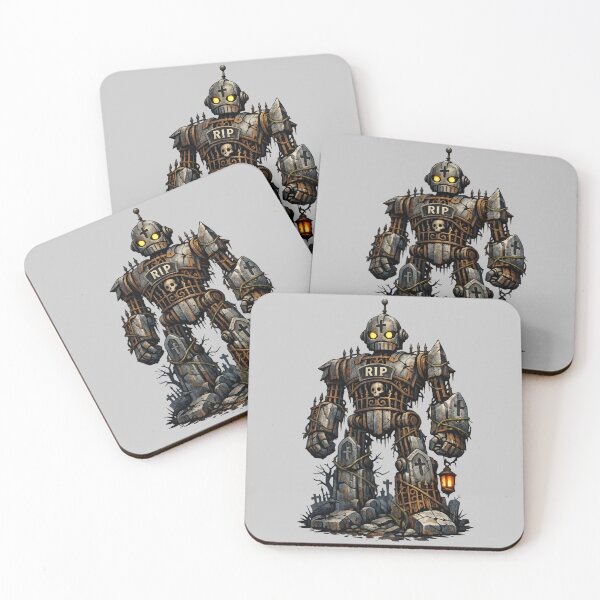 Item preview, Graveyard Guardian Robot - Gothic Horror designed and sold by SidTastic .