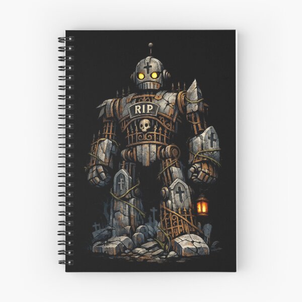 Item preview, Graveyard Guardian Robot - Gothic Horror designed and sold by SidTastic .