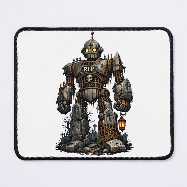 Item preview, Graveyard Guardian Robot - Gothic Horror designed and sold by SidTastic .