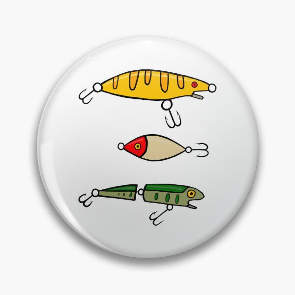 Item preview, Retro Fishing Lures designed and sold by ODruryStudios.