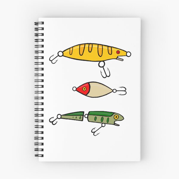 Item preview, Retro Fishing Lures designed and sold by ODruryStudios.