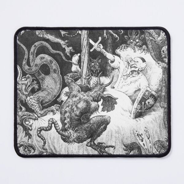 Item preview, Monsters by Frank Cheyne Pape - Art Nouveau Coastal Maiden Illustration for Vintage Fantasy Lovers designed and sold by RickE.