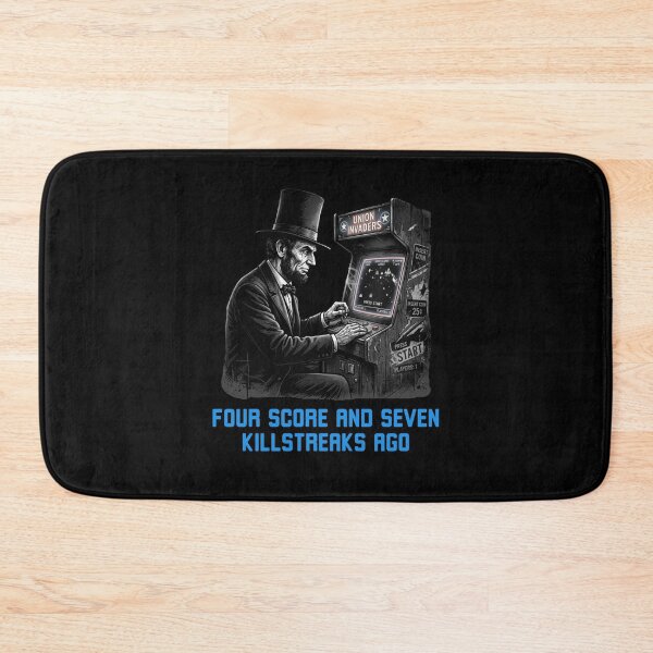 Item preview, Abe Lincoln Killstreaks Retro Gaming Arcade designed and sold by snowry.