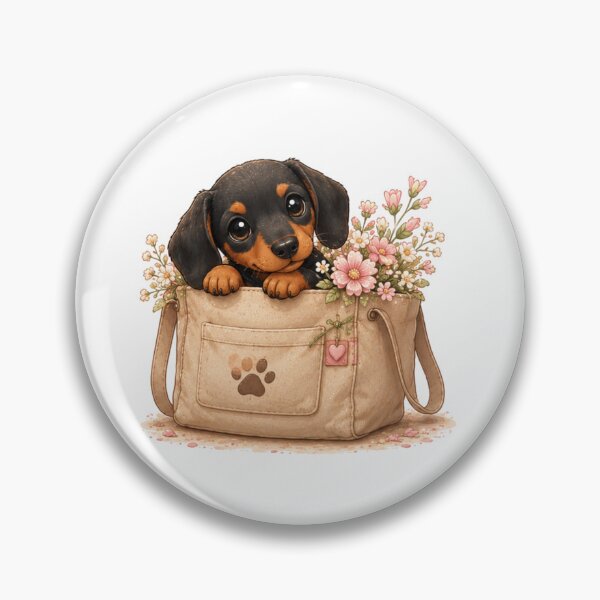 Item preview, Dachshund in a handbag designed and sold by Savnyy.
