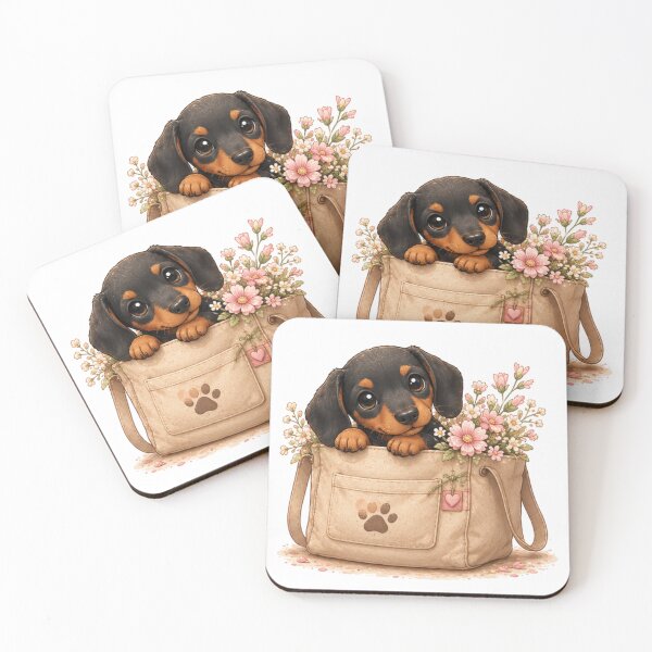 Item preview, Dachshund in a handbag designed and sold by Savnyy.