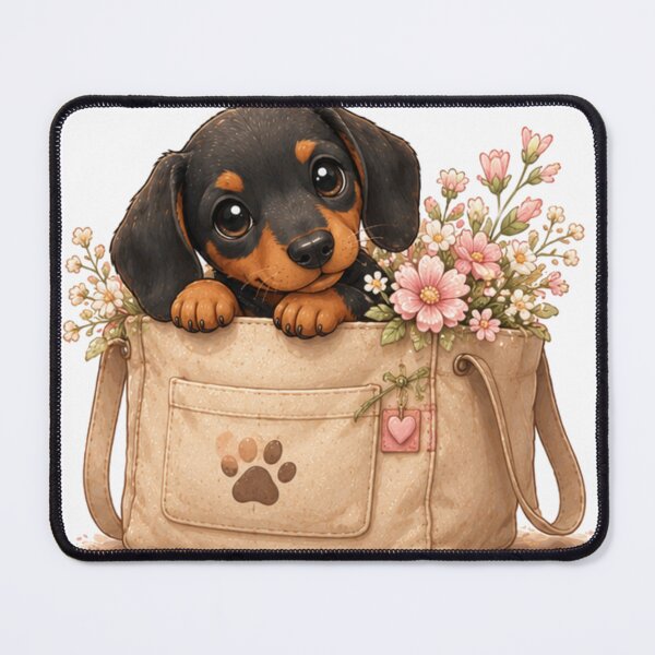Item preview, Dachshund in a handbag designed and sold by Savnyy.