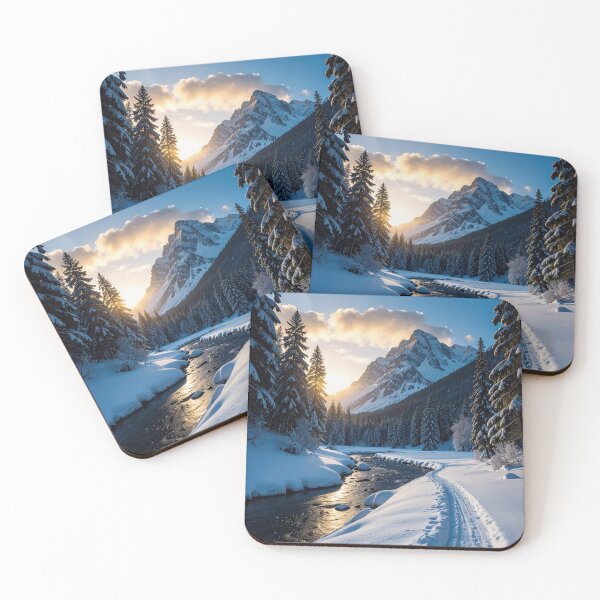 Item preview, pristine winter landscape designed and sold by psychoshadow.
