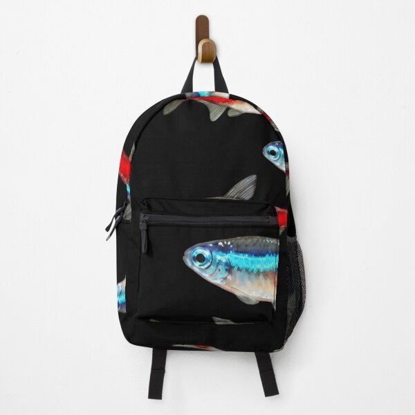 Item preview, Vibrant Neon Tetra School - Tropical Aquarium Fish Art designed and sold by haitrieuic96.
