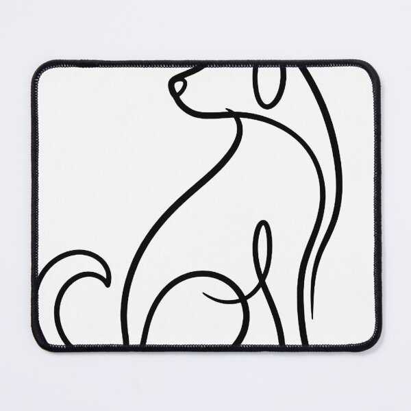 Item preview, Abstract Dog Line Art – Minimal Modern Animal Design designed and sold by andry01.