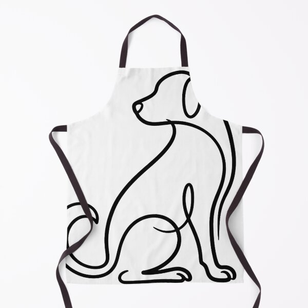Item preview, Abstract Dog Line Art – Minimal Modern Animal Design designed and sold by andry01.