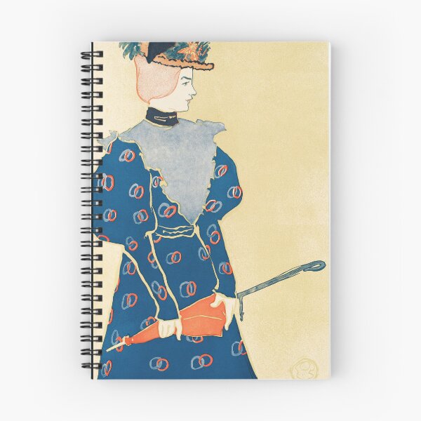 Item preview, Woman Holding an Umbrella by Henri de Toulouse-Lautrec Vintage Belle Époque Fashion Art Print designed and sold by artofuniverse.
