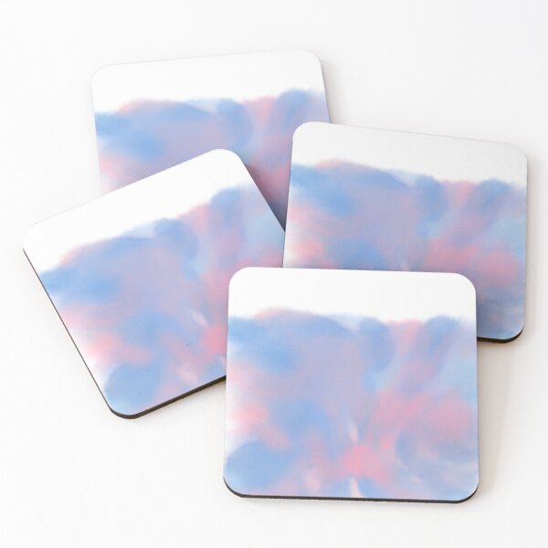 Item preview, Blush and Blue — Soft Abstract Watercolor Print designed and sold by AnnaVikhrArt.