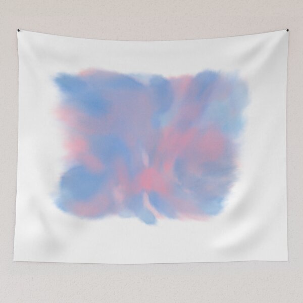 Item preview, Blush and Blue — Soft Abstract Watercolor Print designed and sold by AnnaVikhrArt.