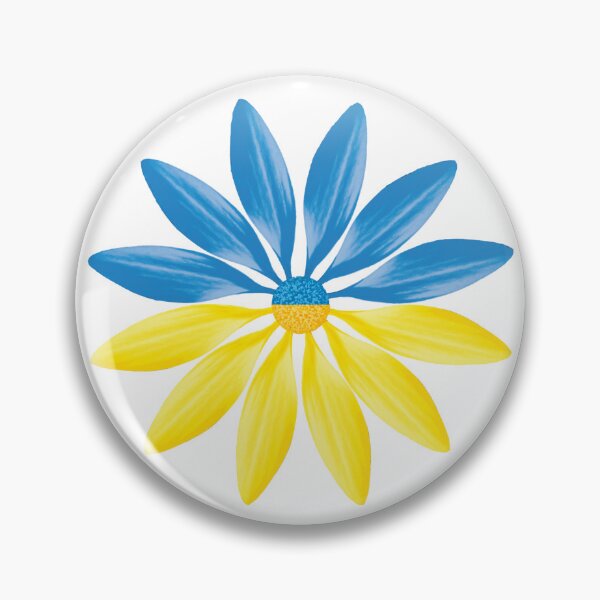 Artikelvorschau, Fantasie-Blumenflagge – Ukraine entworfen und verkauft von debzydesign.