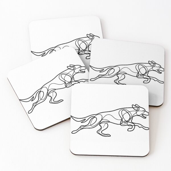 Item preview, Abstract Dog Line Art – Minimal Modern Animal Design designed and sold by andry01.
