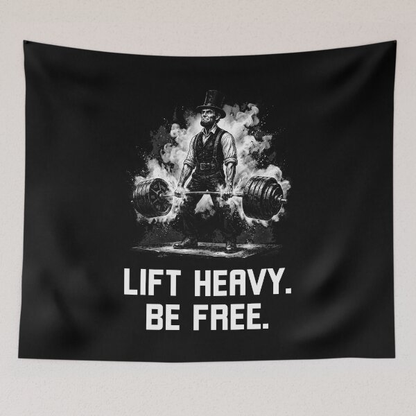 Item preview, Abraham Lincoln Lift Heavy Gym Powerlifting designed and sold by snowry.