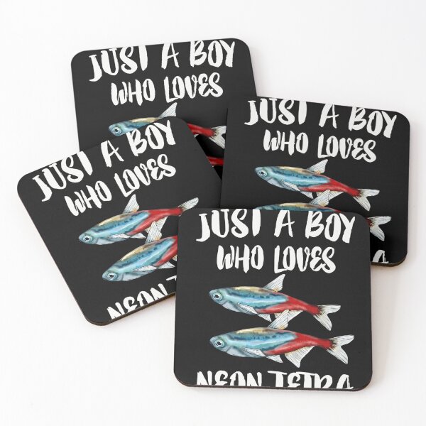 Item preview, Just A Boy Who Loves Neon Tetra Fish - Aquarium Hobbyist Gift designed and sold by haitrieuic96.