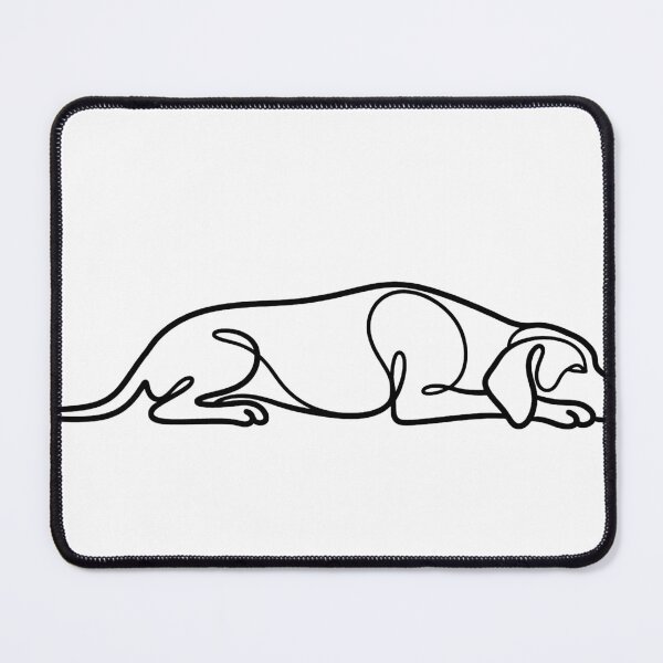 Item preview, Abstract Dog Line Art – Minimal Modern Animal Design designed and sold by andry01.