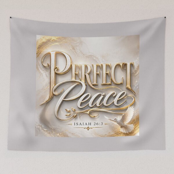 Item preview, Perfect Peace — Isaiah 26:3 designed and sold by AFlair4It.