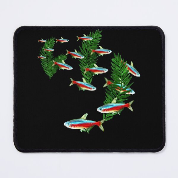Item preview, Vibrant Neon Tetra School Aquarium Nature Scene designed and sold by haitrieuic96.