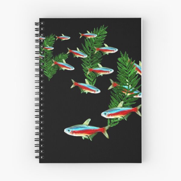 Item preview, Vibrant Neon Tetra School Aquarium Nature Scene designed and sold by haitrieuic96.