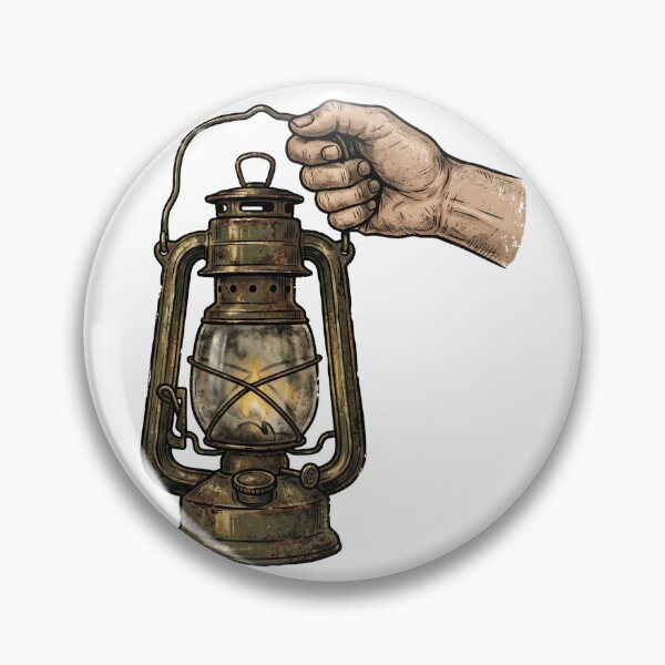 Item preview, Vintage Hand Holding Lantern designed and sold by pictranoosa.