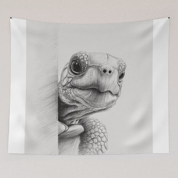 Item preview, Curious Tortoise Peeking designed and sold by lautir.