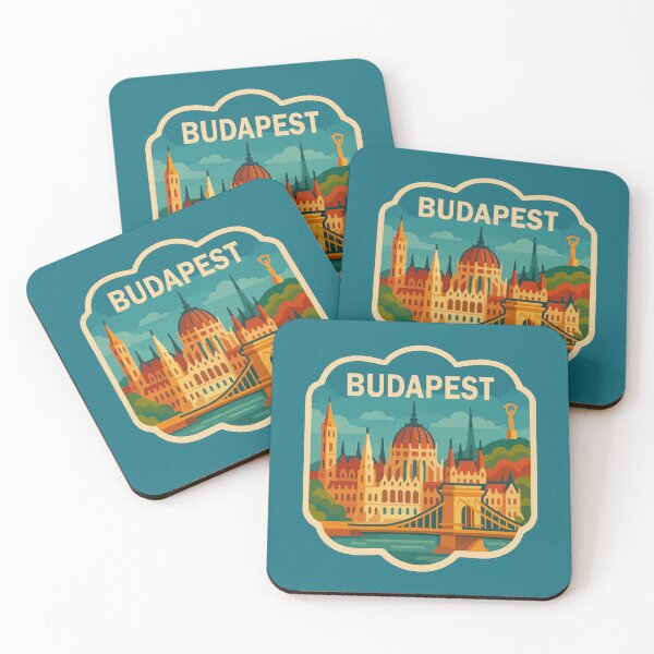 Item preview, Budapest Travel Souvenir Sticker designed and sold by rogue-design.