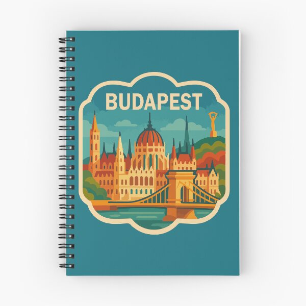Item preview, Budapest Travel Souvenir Sticker designed and sold by rogue-design.