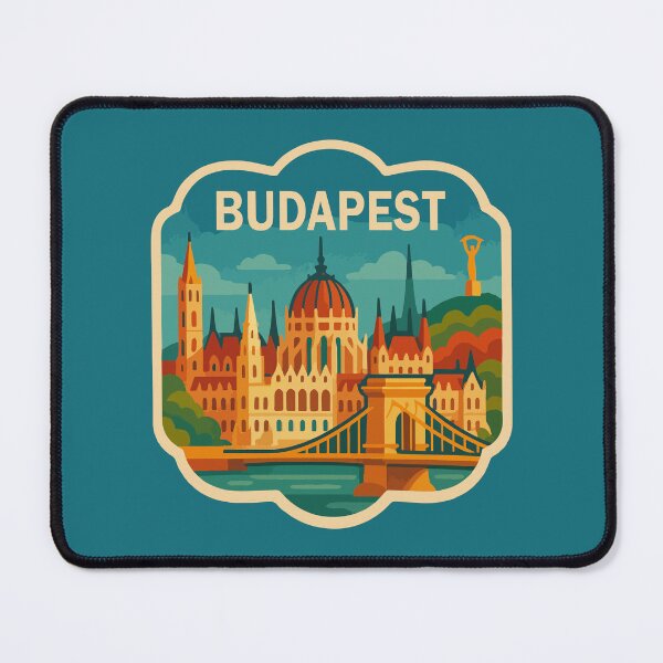Item preview, Budapest Travel Souvenir Sticker designed and sold by rogue-design.