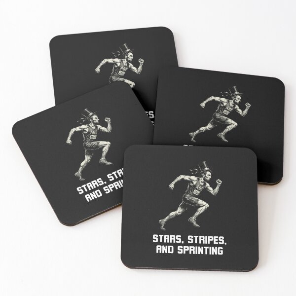 Item preview, Abraham Lincoln Stars, Stripes, and Sprinting Runner designed and sold by snowry.