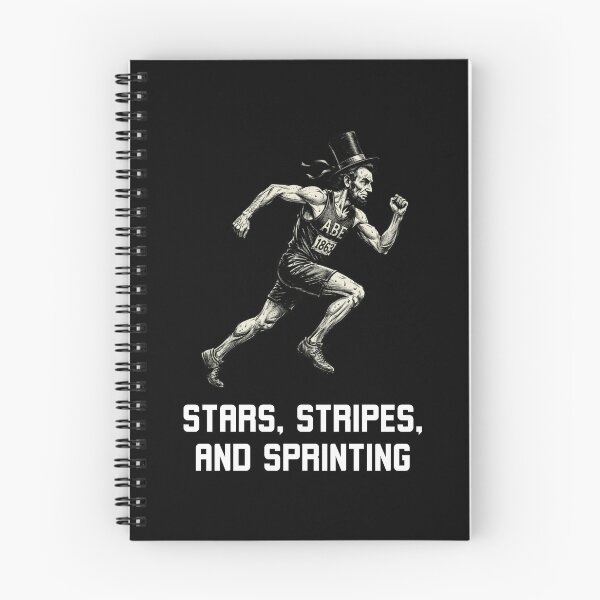 Item preview, Abraham Lincoln Stars, Stripes, and Sprinting Runner designed and sold by snowry.