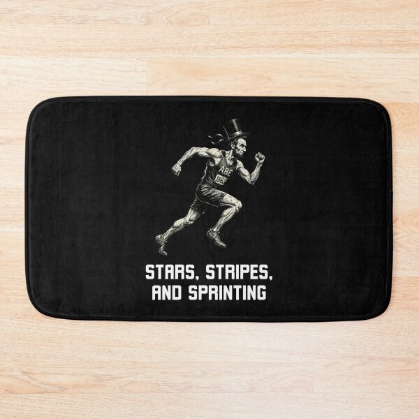 Item preview, Abraham Lincoln Stars, Stripes, and Sprinting Runner designed and sold by snowry.