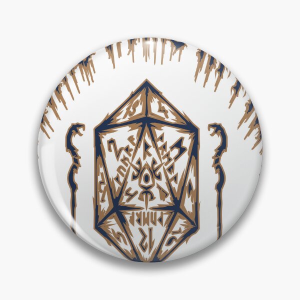 Item preview, Arcane Ruins Apparel d20 Dice Fantasy Design designed and sold by AstraAnalog.