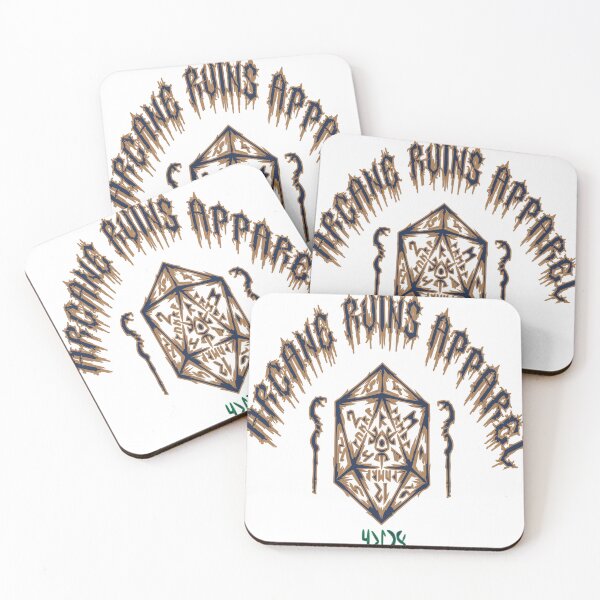 Item preview, Arcane Ruins Apparel d20 Dice Fantasy Design designed and sold by AstraAnalog.