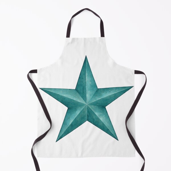 Item preview, Teal Watercolor Star designed and sold by Blink Art Studio.