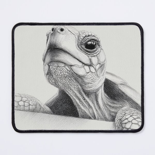 Item preview, Detailed Turtle Sketch designed and sold by lautir.