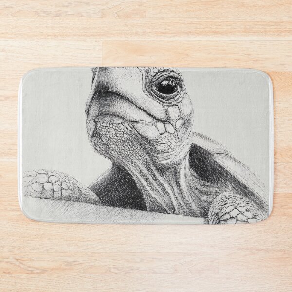 Item preview, Detailed Turtle Sketch designed and sold by lautir.