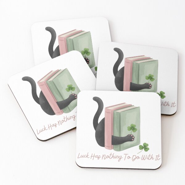 Item preview, Luck Has Nothing To Do With It — Four Leaf Clover Cat Mystery Tee designed and sold by kosimazaki.