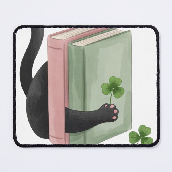 Item preview, Luck Has Nothing To Do With It — Four Leaf Clover Cat Mystery Tee designed and sold by kosimazaki.