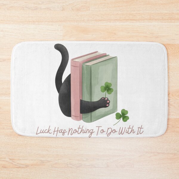 Item preview, Luck Has Nothing To Do With It — Four Leaf Clover Cat Mystery Tee designed and sold by kosimazaki.