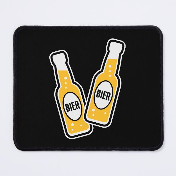 Item preview, 2 beer bottles clinking glasses (beer / beer drinker / POS 3C) designed and sold by Roderix.