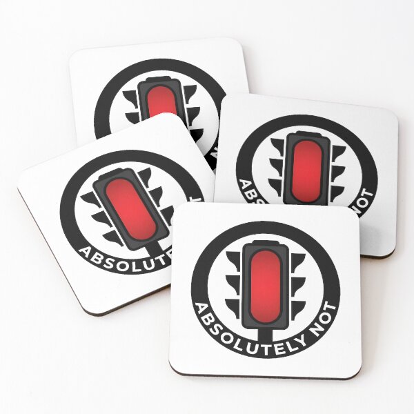 Item preview, Absolutely Not Defiant Traffic Light Emblem designed and sold by octozap.